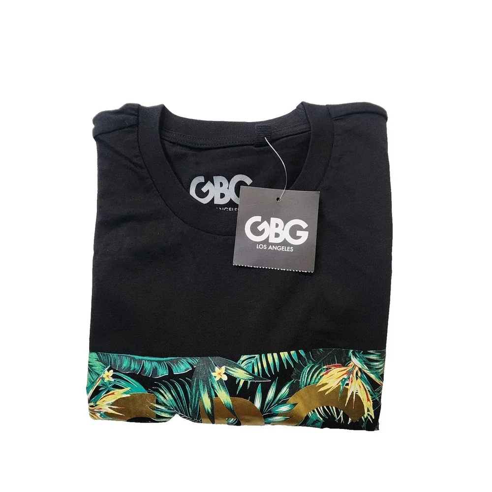 G by GUESS Los Angeles Men's Short Sleeve T-Shirt Size S Danny Tee Black/Gold - Picture 6 of 6